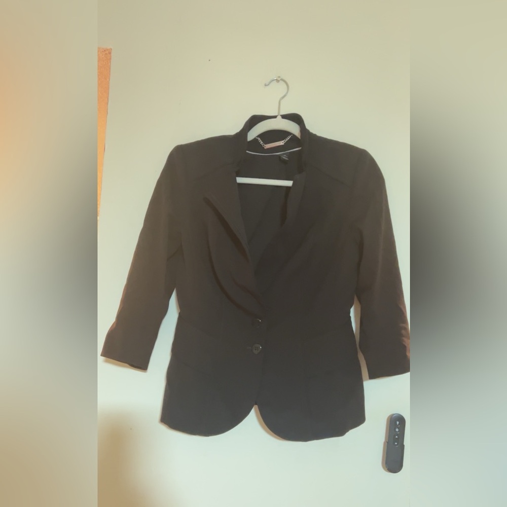 168.WHBM BLACK FANCY BLAZZER